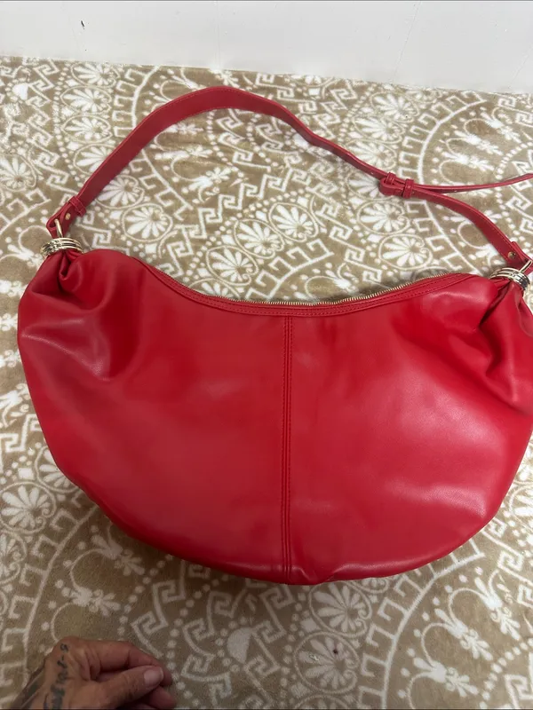 Urban Expression Red Studded Hobo Bag - Image 3