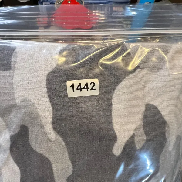 1442 | GAP Camo Modal Blend Drawstring Hem Raglan Soft Knit Sweatshirt Womens XL - Image 8