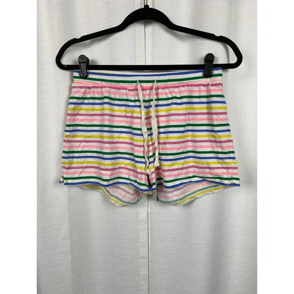 J.Crew Rainbow Stripe Cotton Pajama Short Set Sz.XS - Image 8