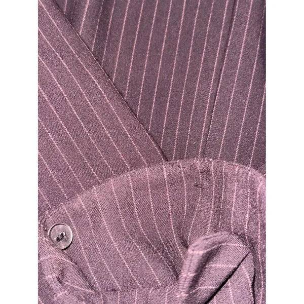 Phoebe Pinstripe Blazer Jacket Women 4 Three Button‎ Fitted Career Academia - Image 14