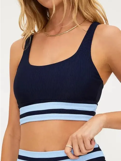 BEACH RIOT Kaida Colorblock Bikini Top, Size Large, $108 - Image 5