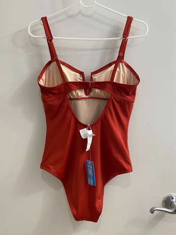 Cupshe Beach Siren Slim & Sculpt One-Piece Swimsuit Size M - Image 4