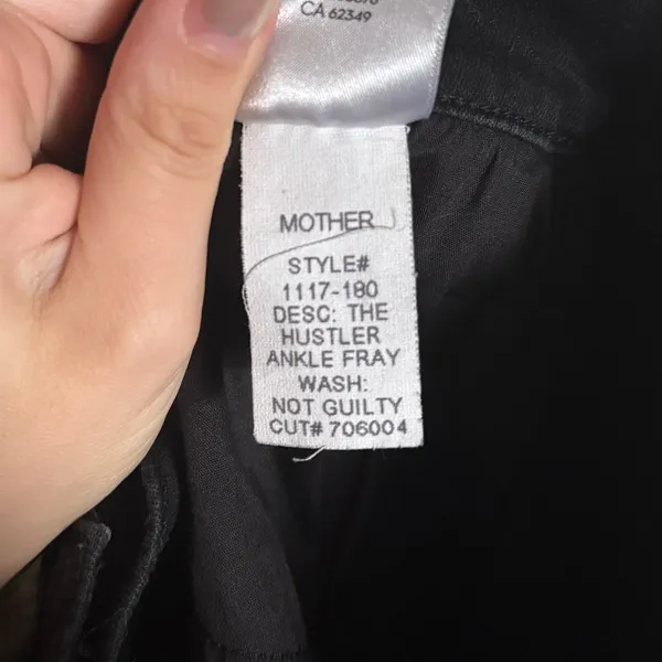 Mother‎ The Hustler Ankle Fray Jeans Not Guilty Size 32 - Image 10