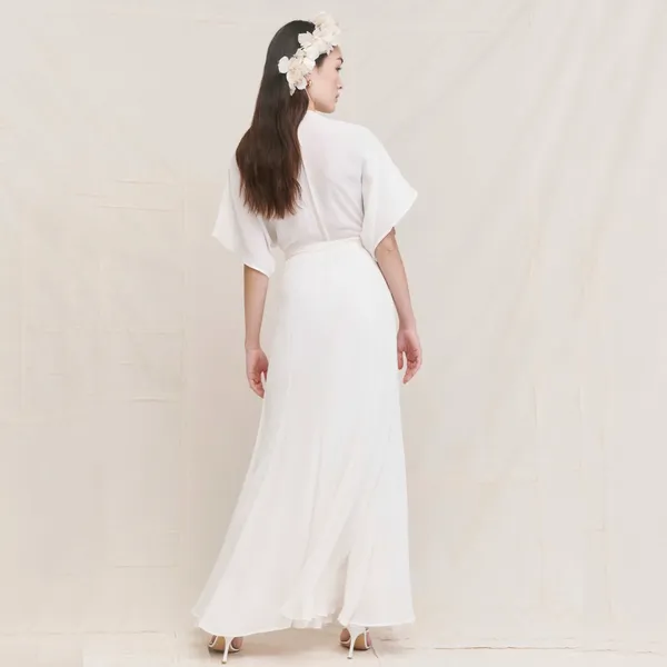 NWT Reformation Winslow Dress in Ivory Size Small - Image 5
