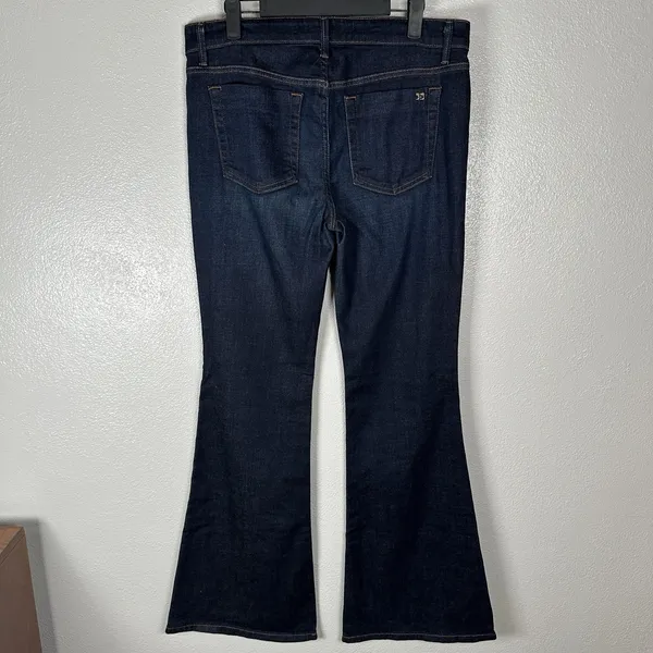 JOES Jeans Womens Size 29 Blue Petite Flare The Provocateur Denim‎ Dark Wash - Image 3
