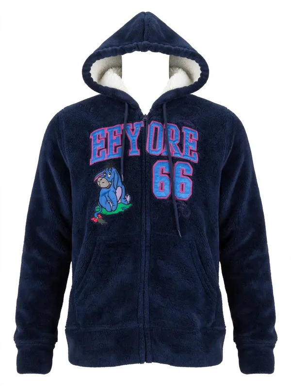 Navy Eeyore Plush Hooded Jacket - Image 2