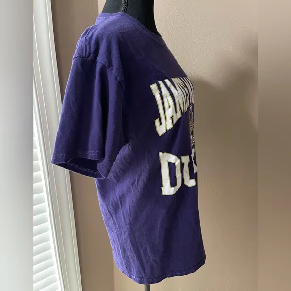 Champion James Madison U Logo T-shirt in Purple - Image 4