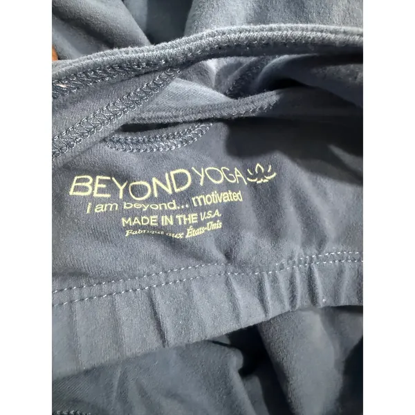 Beyond Yoga Womens Blue Strappy‎ Racerback Tank Top with Shelf Bra Size M FA16AW - Image 4