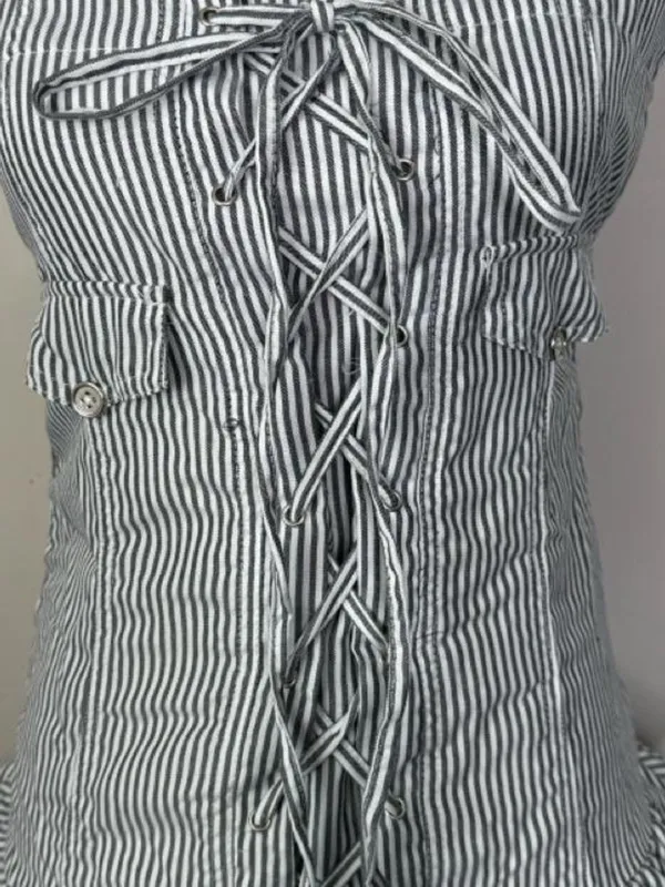 Sexy train engineers costume Gray Size XS - Image 5