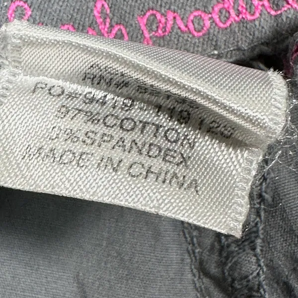 Fresh Produce Charcoal Gray Cotton Blend Drawstring Capri Pants‎ XL Utility Crop - Image 5