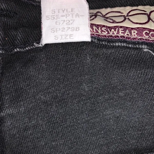 Vintage Sasson mom tapered jeans black high waisted womens size 11-12 (30X26) - Image 8