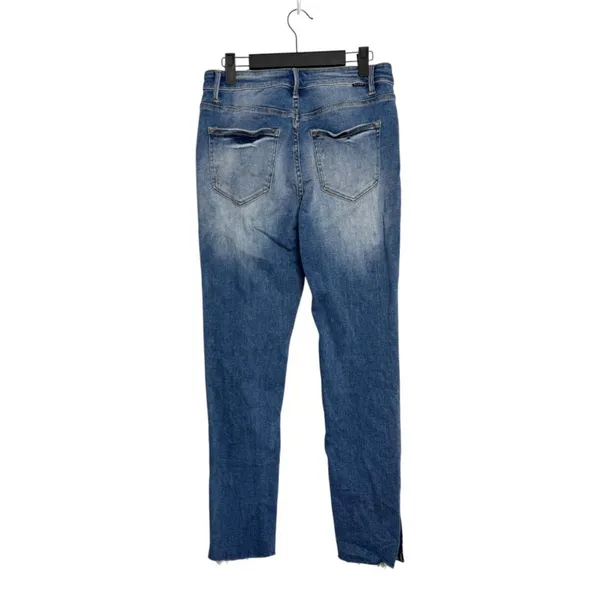 Risen Jeans Medium Wash Raw Hem Cropped Jeans RDP1437 Women's Size 5/27 - Image 2