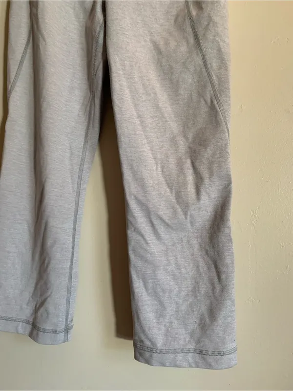 lululemon athletica Light Gray Women Athletic Pants Bottoms Flare Casual - Image 2