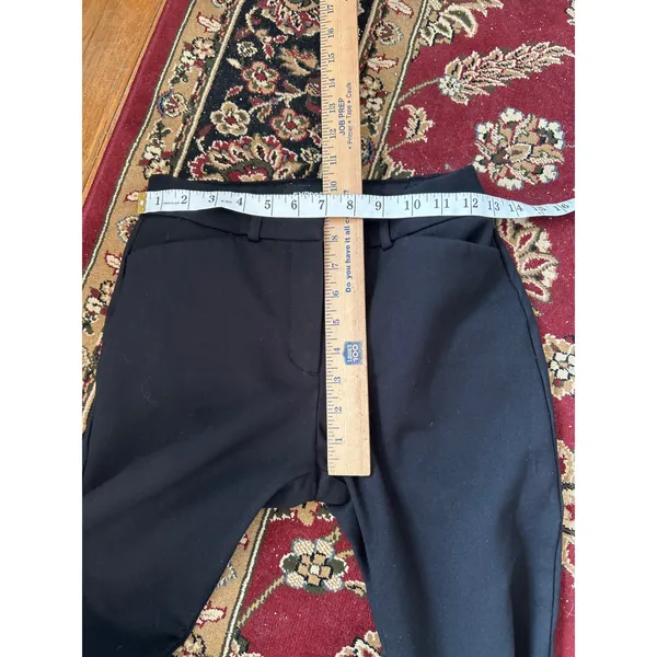 Express Black High Rise Skinny Stretch‎ Ankle Dress Pants Size 2S/2C Ponte - Image 5