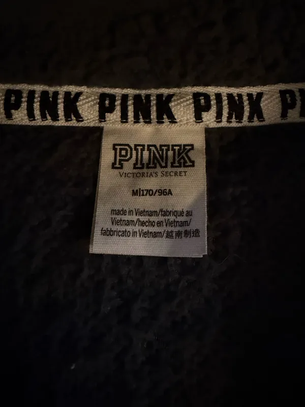 PINK Victoria's Secret Sherpa Quarter-Zip Pullover - Image 4