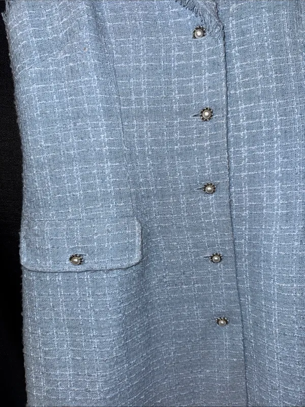 NWT Maeve Sleeveless Tweed Blazer Mini Dress - Image 4