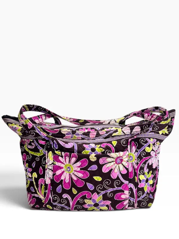 Vera Bradley Retired Purple Punch Shoulder Bag in Brown & Pink - Image 2