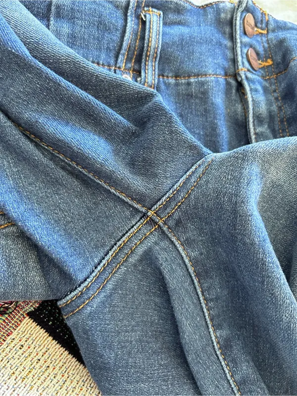 Risen Jeans High Rise Waist Flare Leg Jeans Size 11/30 - Image 5