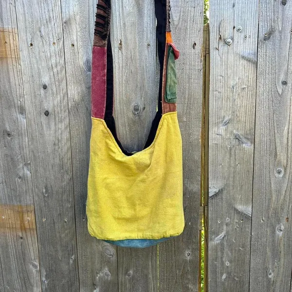 Patchwork boho y2k hippy bag‎ - Image 4
