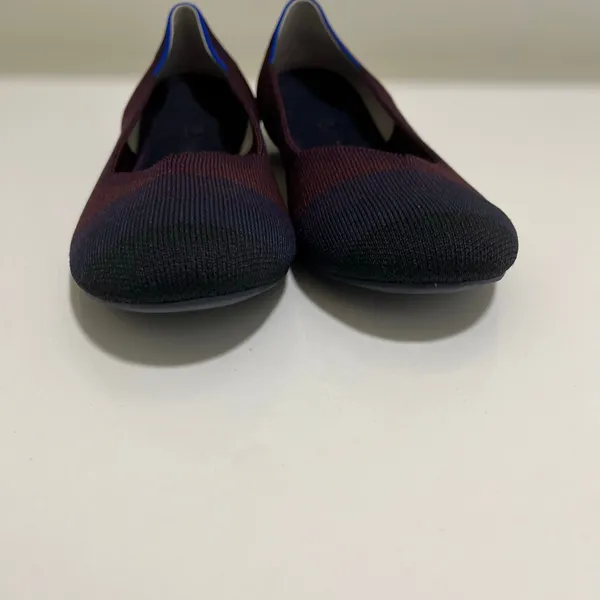 Rothy's The‎ Flat Blackberry Captoe Ombre Colorblock Flats Size 9.5 - Image 8