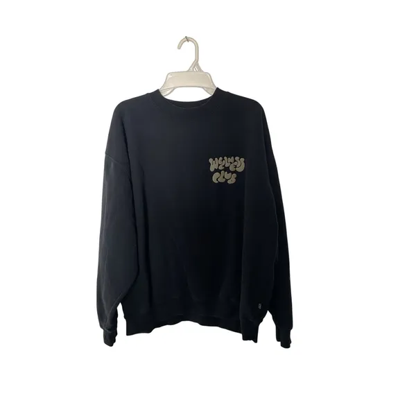 Cotton On Body Wellness Club Oversized Sweatshirt Women’s S/P Black Graphic - Image 3