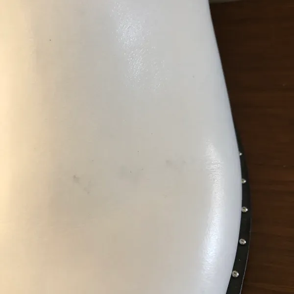Halogen white buckle silver stud leather booties 10M - Image 4