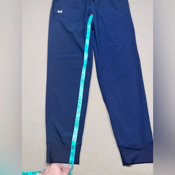 Under Armour Navy Blue Track Pants - Image 4