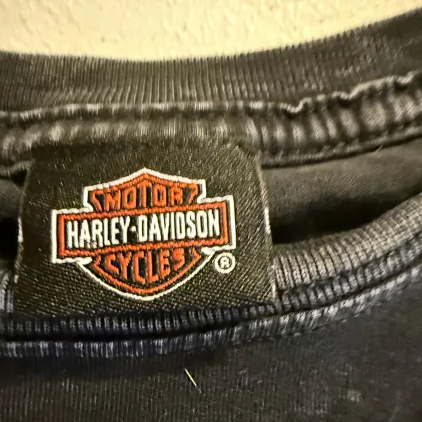Harley Davidson Women’s Short Sleeve Gray Tee Logo Skull Florida XL? T-shirt - Image 4