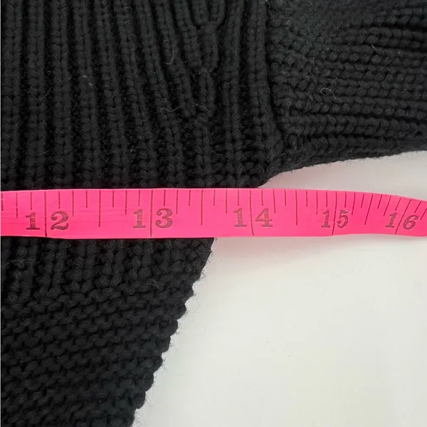 STAUD Marylebone sweater dress black‎ sz - Image 5