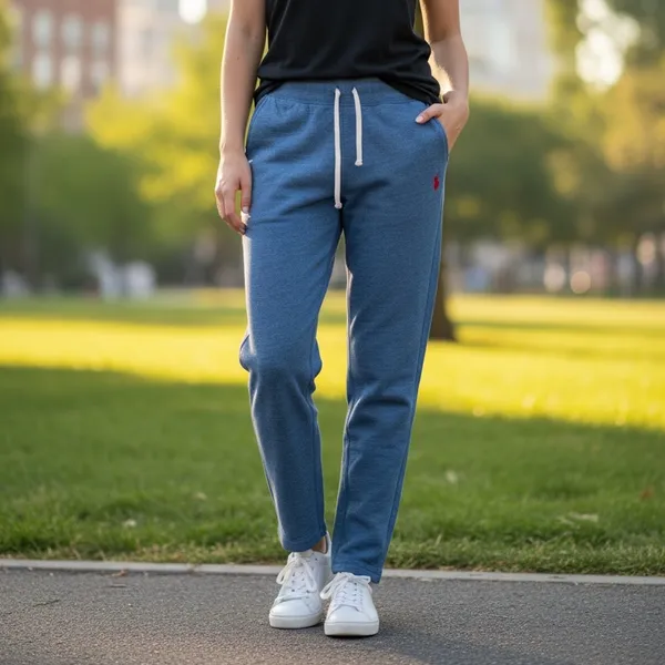 Ralph Lauren Light Blue Women's Joggers - Image 3