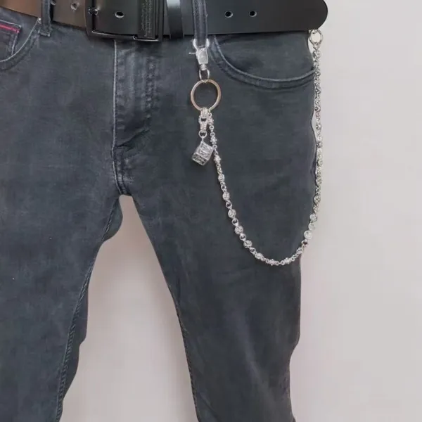 Anchor Pants Chain for Men Women,Jeans Chain,Keys Chain,Biker Wallet Chain - Image 2