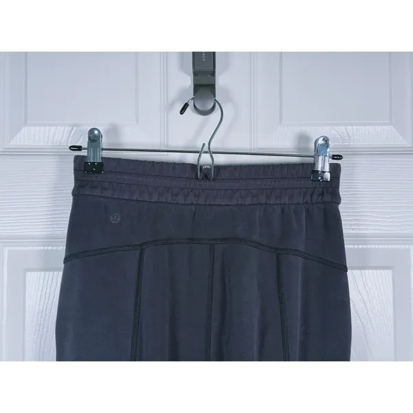 Lululemon Softstreme High Rise Lounge Pants Size 2 Black Lounge Comfort Minimal - Image 6