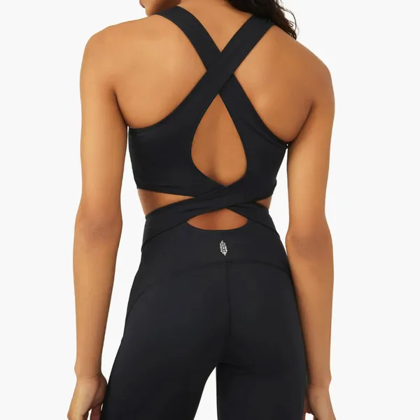 NWT Free People FP Movement Back It Up Jumpsuit Small, BLACK - Image 6