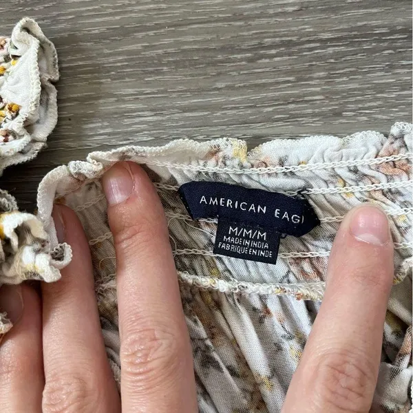 American Eagle Off The Shoulder Floral Top - M - Image 2