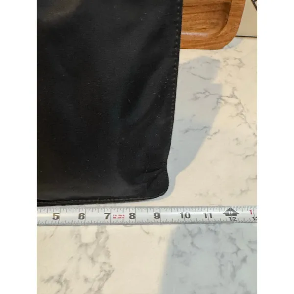 vintage black Guess triangle logo nylon shoulder crossbody bag 90s early Y2K - Image 12