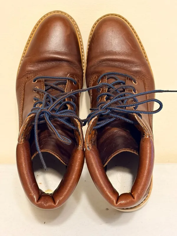 Women's Timberland Kenniston Brown Leather Ankle Boots Size 8 A18KE - Image 3