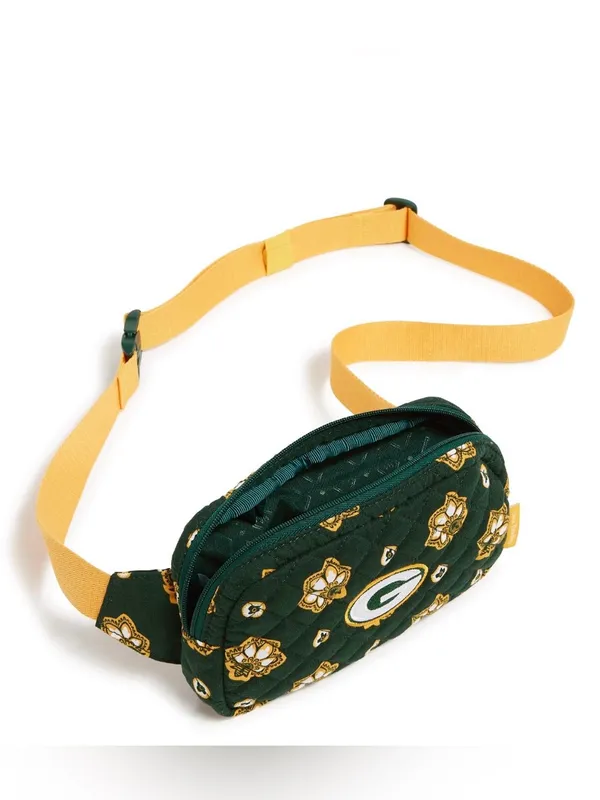 Vera Bradley Mini Belt Bag NFL Green Bay Packers Green Yellow Bandana NEW - Image 2
