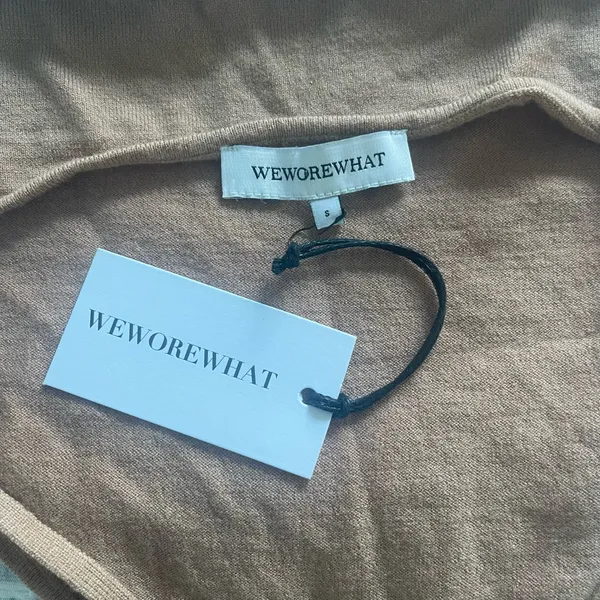 Tan WeWoreWhat top - Image 2