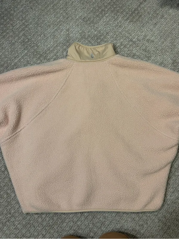 Free People Movement Hit The Slopes Fleece Jacket size small in light pink - Image 7