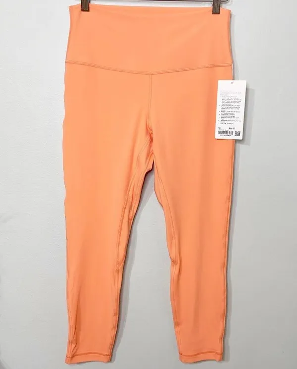 Lululemon Align High Rise Pants Leggings Sunny Coral 10 NWT - Image 4