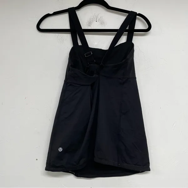 Lululemon Black Criss Cross Back Tank Top Womens 8 Athletic Gorpcore Gym - Image 5