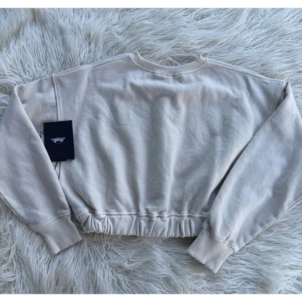 Civil Regime Cropped Sweatshirt Size Small - Image 6