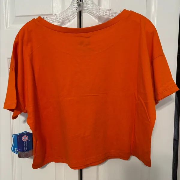 E5 Auburn University Size Small Orange Crop Top NWT - Image 4
