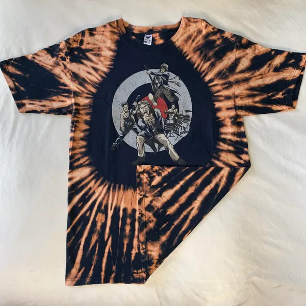 The Who Custom Black Tee/ One Of A Kind Piece Size L - Image 2