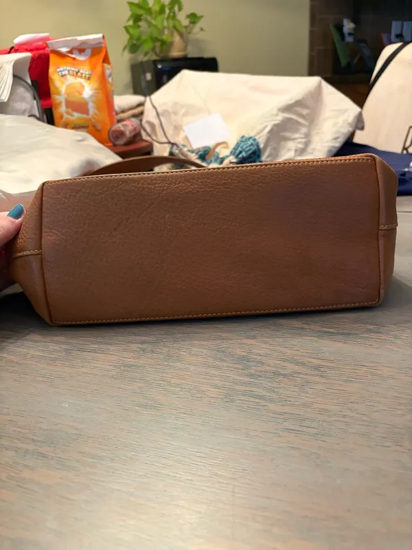 Dooney & Bourke Shoulder Leather Bag Brown - Image 5