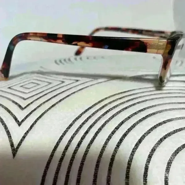 Juicy Couture Adult Eyeglasses Frames Brown Blue Tortoise Gold - Image 6