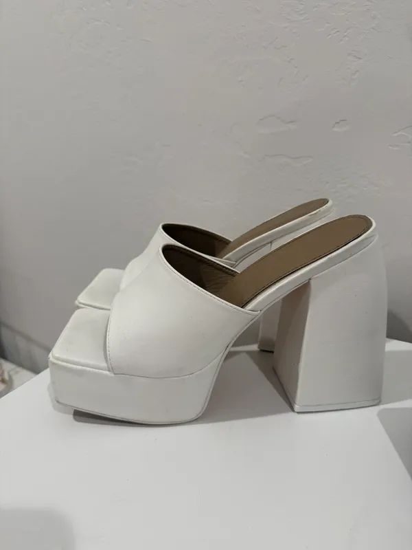 Shein White Heels - Image 4