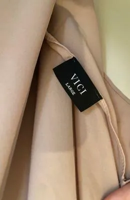 Vici Beige Halter Dress - Image 4