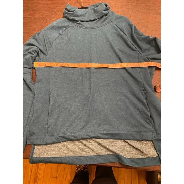 Adidas‎ Long Sleeve Drop Cut Turtleneck with Muff/Kangaroo Pocket Blue XL - Image 7
