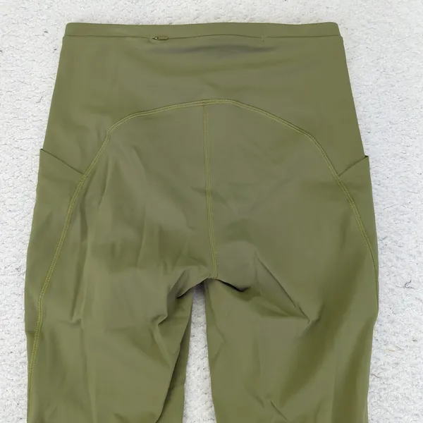 Lululemon Swift‎ High Rise Crop 21" Green Yoga Workout Leggings Women's 6 W6CBKS - Image 5